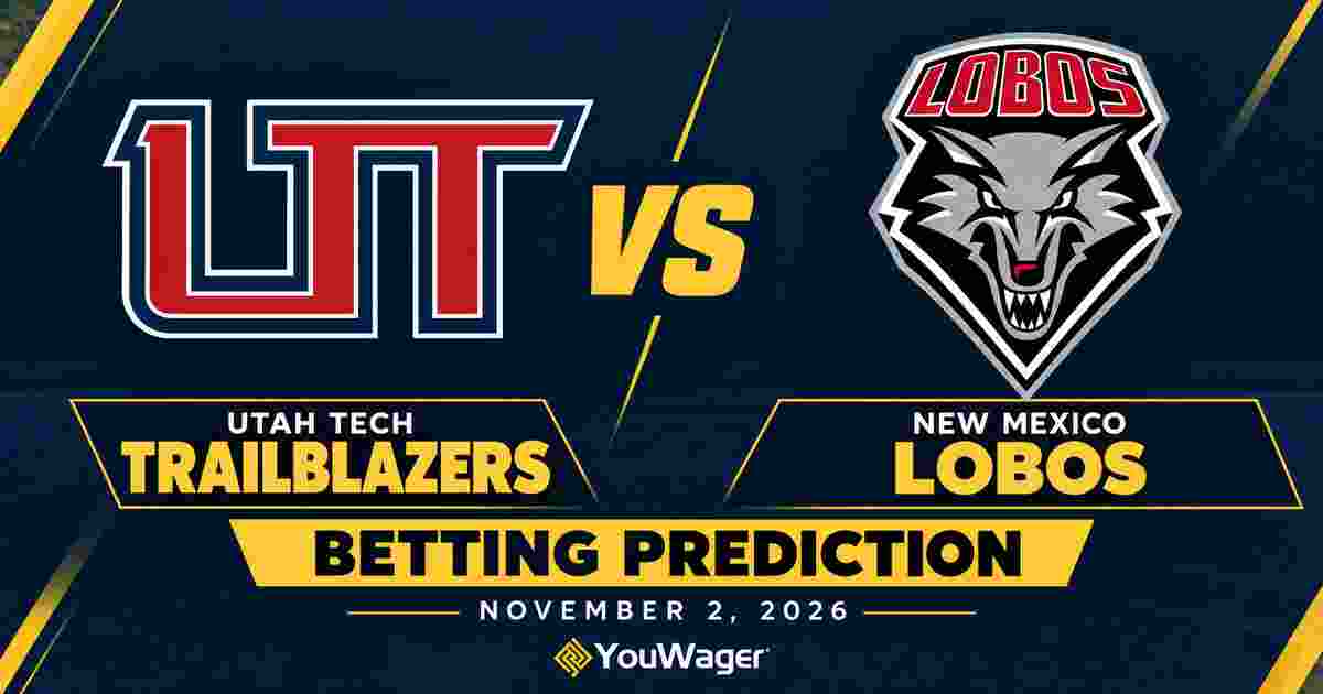 Utah Tech Trailblazers vs New Mexico Lobos Betting Prediction, College Basketball Predictions, November 2, 2026