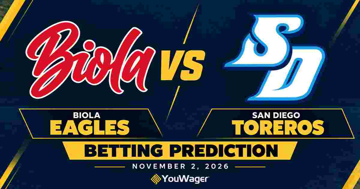 Biola Eagles vs San Diego Toreros Betting Prediction, College Basketball Predictions, November 2, 2026