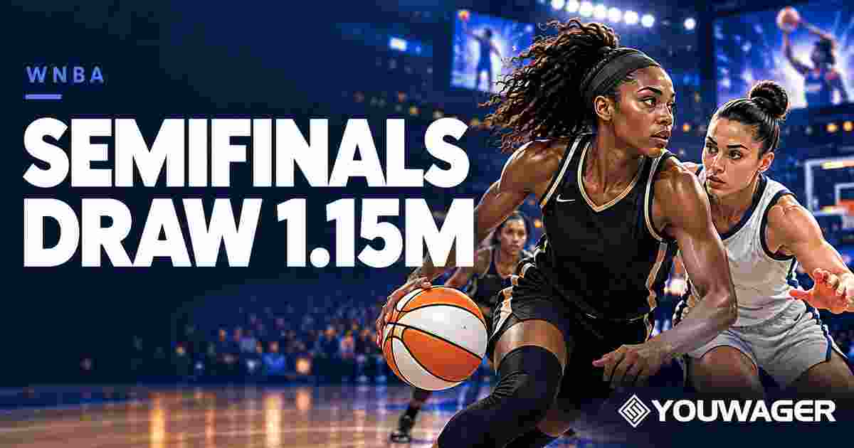 WNBA Semifinal Openers Average 1 Point 15 Million Viewers