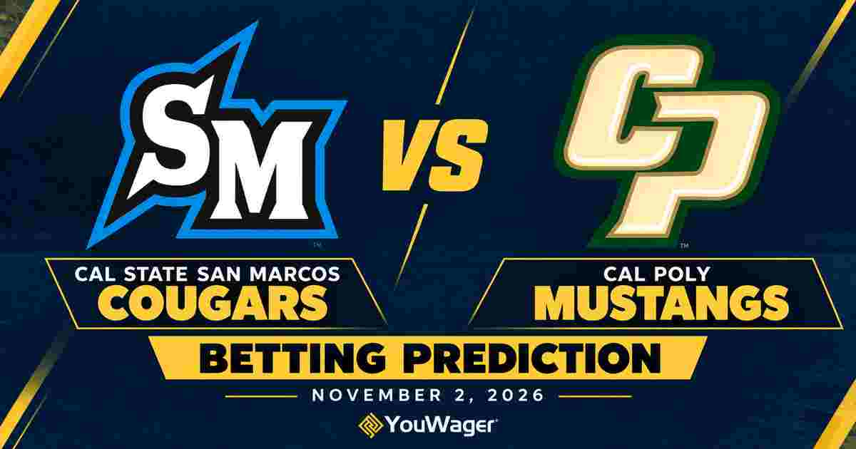 Cal State San Marcos Cougars vs Cal Poly Mustangs Betting Prediction, College Basketball Predictions, November 2, 2026