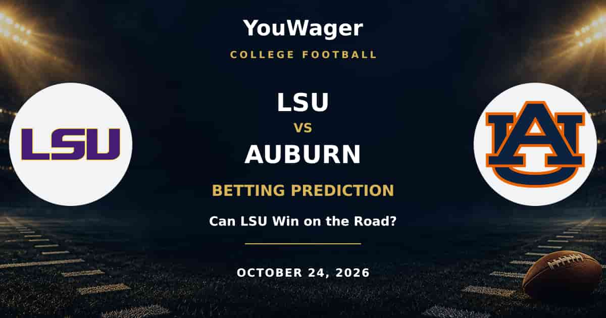 LSU Tigers vs Auburn Tigers Betting Prediction, October 24, 2026: Can LSU Win on the Road?