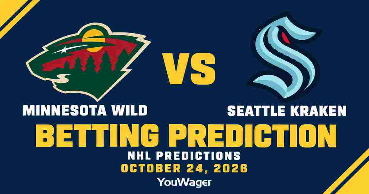 Minnesota Wild vs Seattle Kraken Betting Prediction, NHL Predictions, October 24, 2026