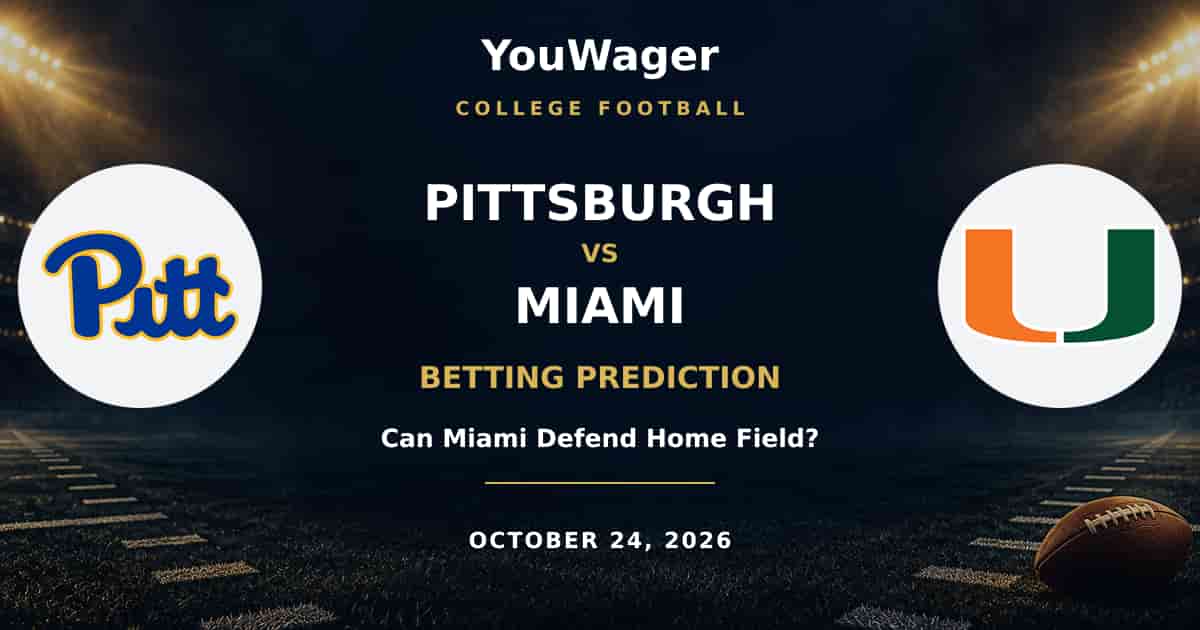 Pittsburgh Panthers vs Miami Hurricanes Betting Prediction, October 24, 2026: Can Miami Defend Home Field?