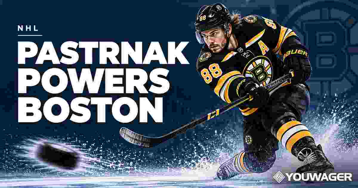 David Pastrnak Four Point Night Leads Bruins Rout of Mammoth