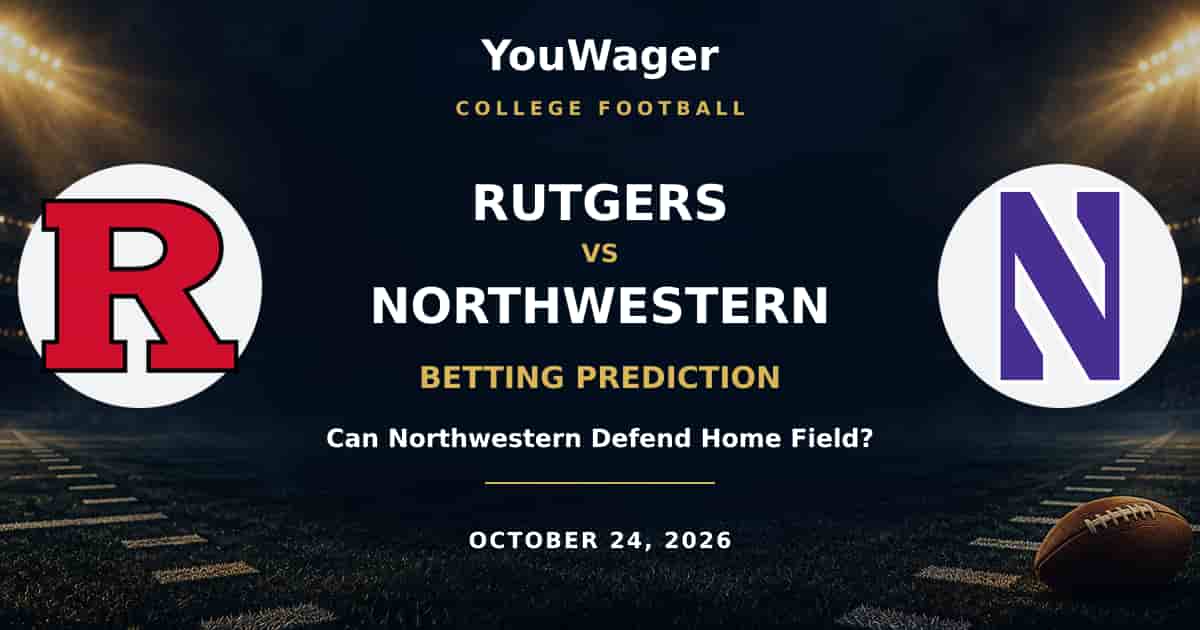 Rutgers Scarlet Knights vs Northwestern Wildcats Betting Prediction, October 24, 2026: Can Northwestern Defend Home Field?