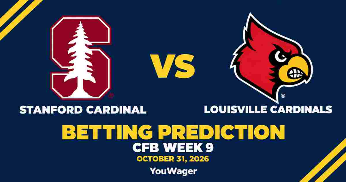 Stanford Cardinal vs Louisville Cardinals Betting Prediction, CFB Week 9 Predictions, October 31, 2026: Who wins?
