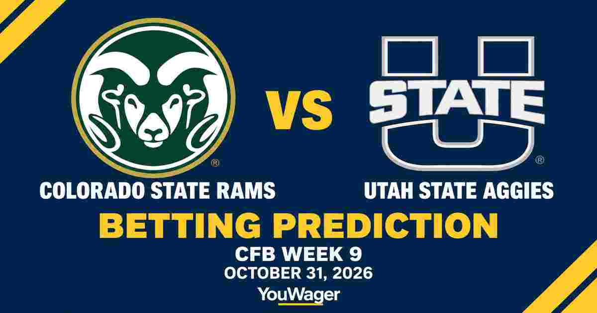 Colorado State Rams vs Utah State Aggies Betting Prediction, CFB Week 9 Predictions, October 31, 2026: Who wins?