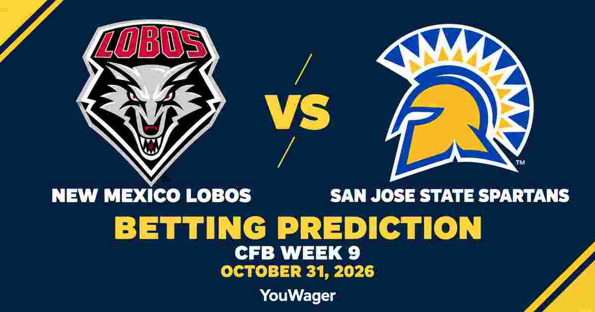 New Mexico Lobos vs San Jose State Spartans Betting Prediction, CFB Week 9 Predictions, October 31, 2026: Who wins?