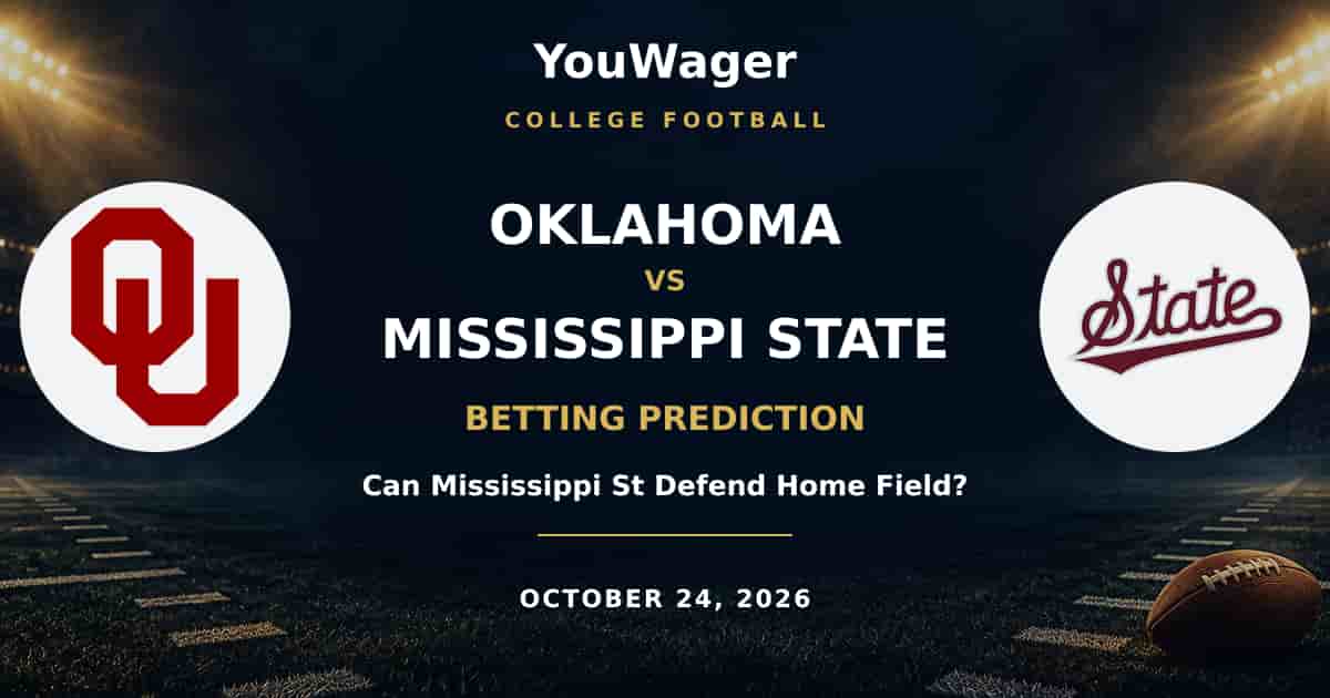 Oklahoma Sooners vs Mississippi State Bulldogs Betting Prediction, October 24, 2026: Can Mississippi St Defend Home Field?