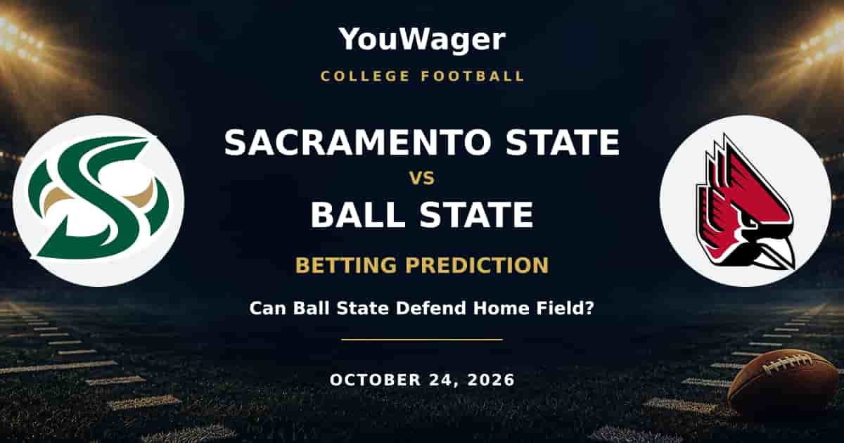Sacramento State Hornets vs Ball State Cardinals Betting Prediction, October 24, 2026: Can Ball State Defend Home Field?
