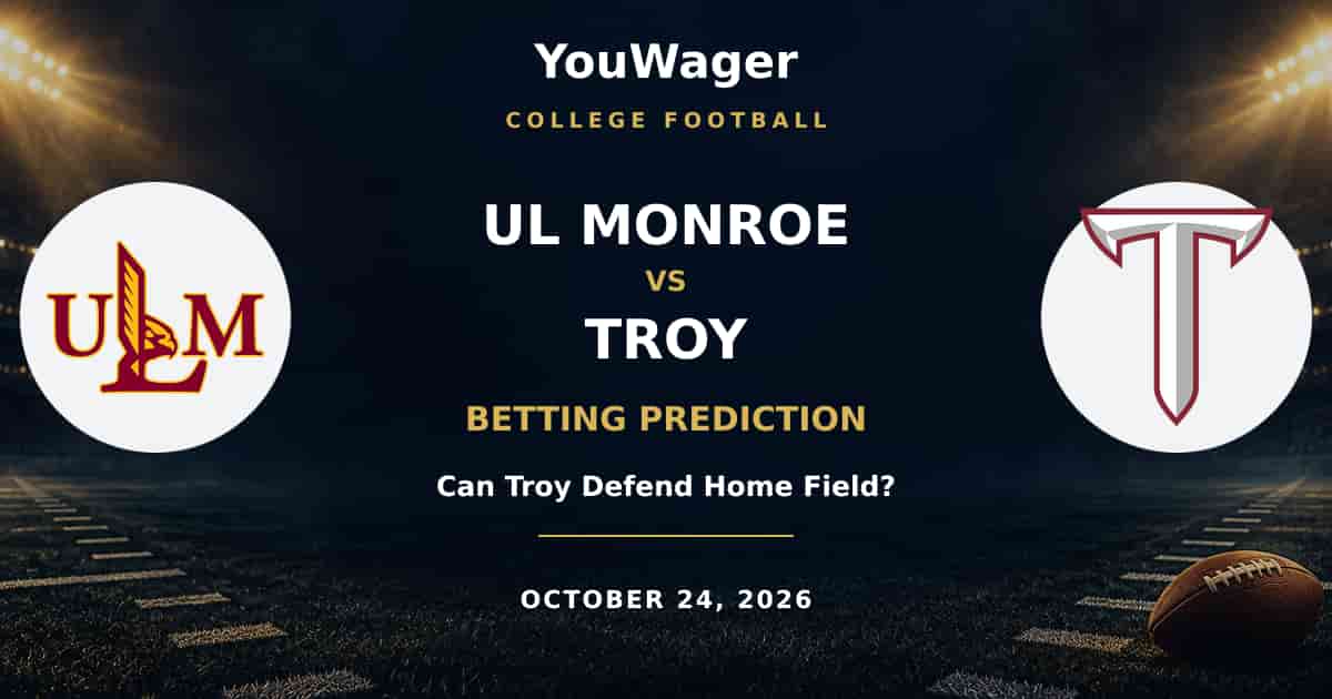 UL Monroe Warhawks vs Troy Trojans Betting Prediction, October 24, 2026: Can Troy Defend Home Field?