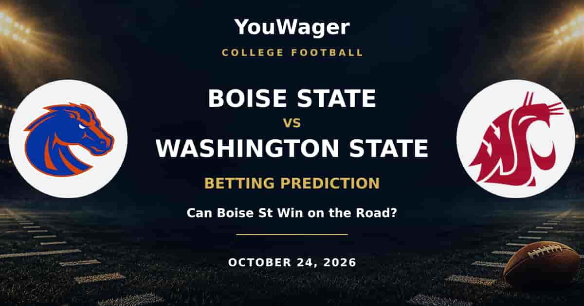 Boise State Broncos vs Washington State Cougars Betting Prediction, October 24, 2026: Can Boise St Win on the Road?