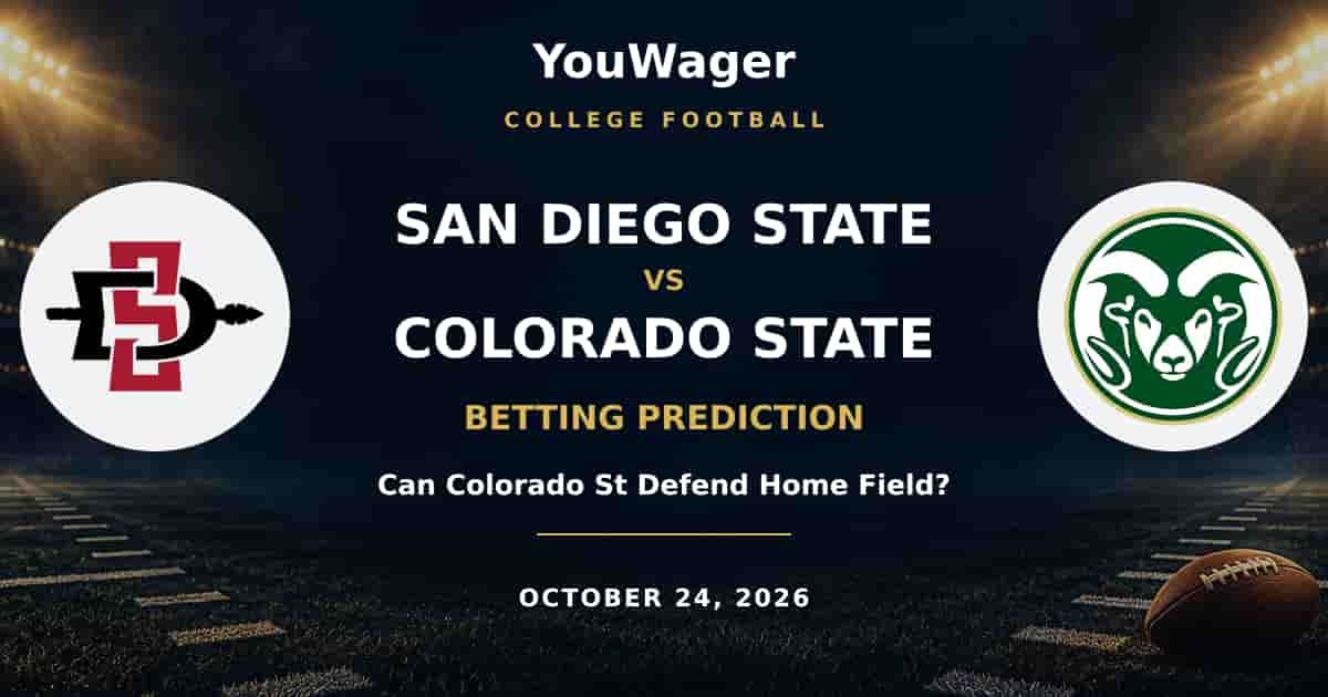 San Diego State Aztecs vs Colorado State Rams Betting Prediction, October 24, 2026: Can Colorado St Defend Home Field?