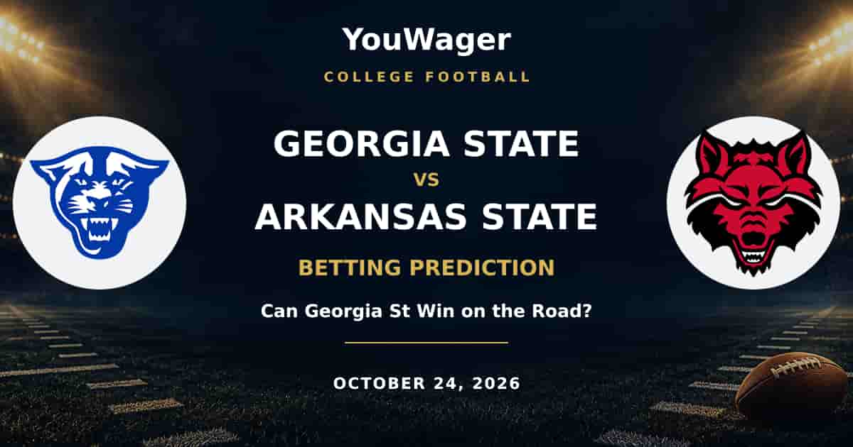 Georgia State Panthers vs Arkansas State Red Wolves Betting Prediction, October 24, 2026: Can Georgia St Win on the Road?