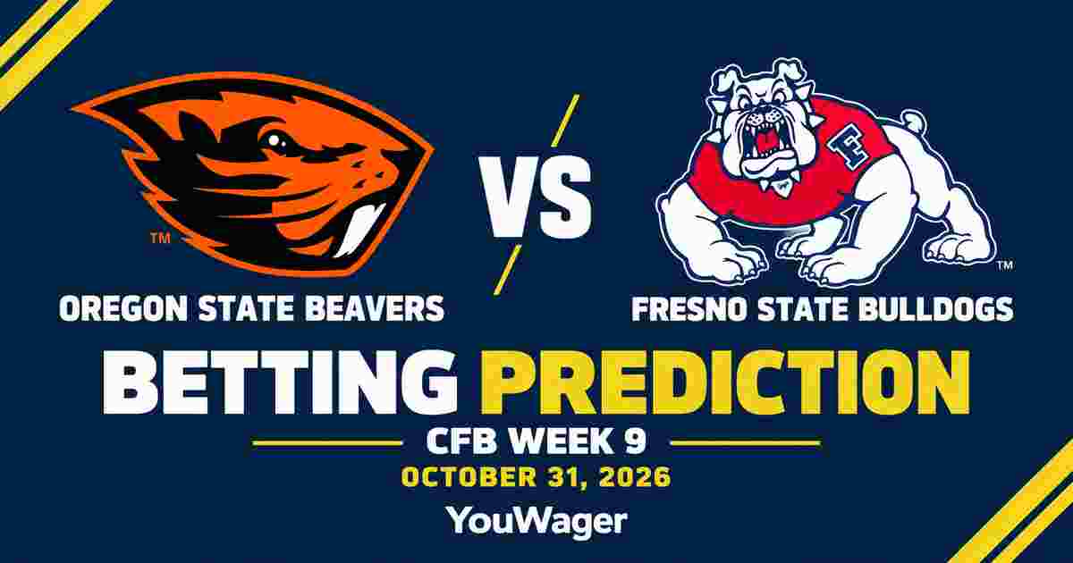 Oregon State Beavers vs Fresno State Bulldogs Betting Prediction, CFB Week 9 Predictions, October 31, 2026: Who wins?