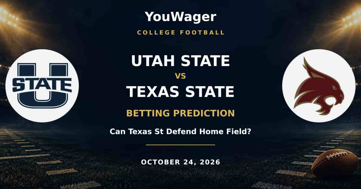 Utah State Aggies vs Texas State Bobcats Betting Prediction, October 24, 2026: Can Texas St Defend Home Field?