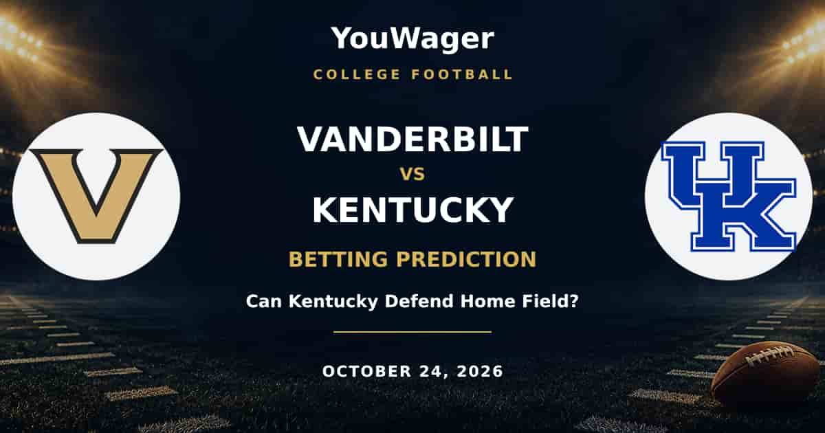 Vanderbilt Commodores vs Kentucky Wildcats Betting Prediction, October 24, 2026: Can Kentucky Defend Home Field?