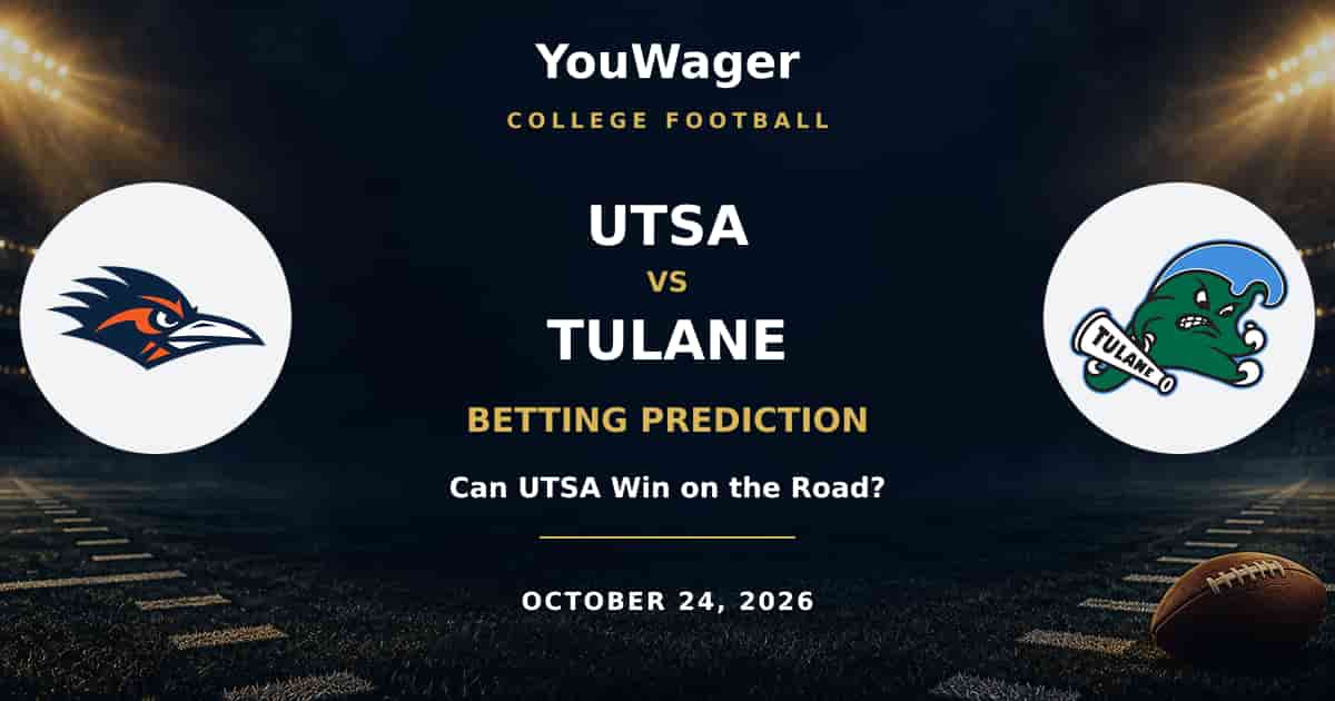 UTSA Roadrunners vs Tulane Green Wave Betting Prediction, October 24, 2026: Can UTSA Win on the Road?