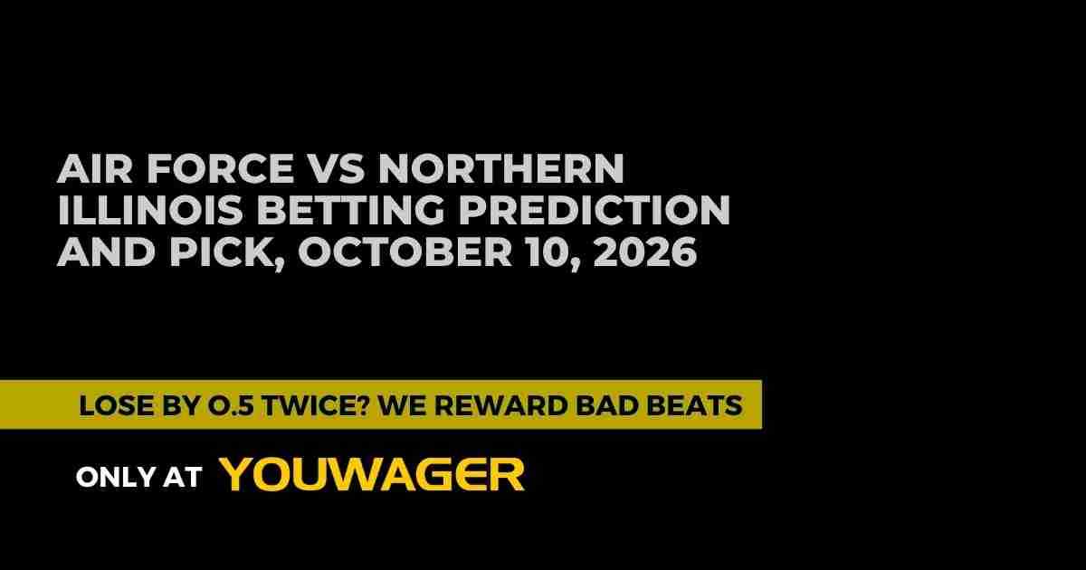 Air Force vs Northern Illinois Betting Prediction and Pick, October 10, 2026