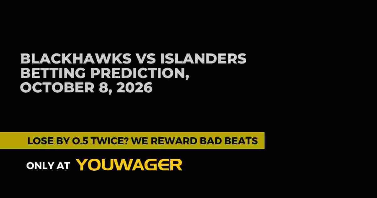 Chicago Blackhawks vs New York Islanders Betting Prediction, October 8, 2026