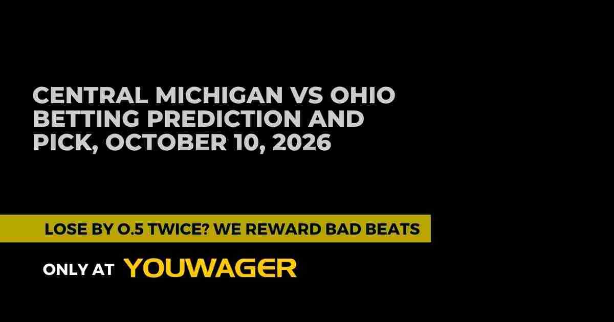 Central Michigan vs Ohio Betting Prediction and Pick, October 10, 2026