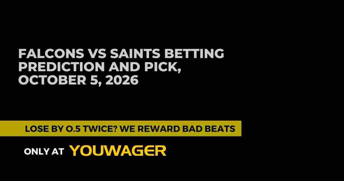 Falcons vs Saints Betting Prediction and Pick, October 5, 2026