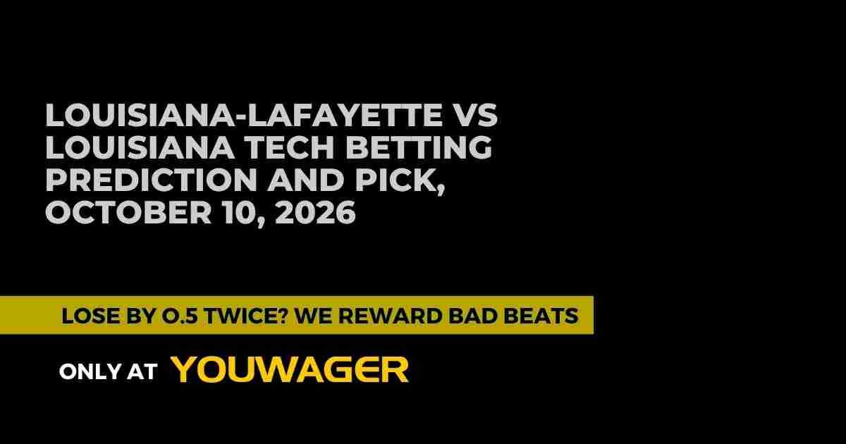 Louisiana-Lafayette vs Louisiana Tech Betting Prediction and Pick, October 10, 2026
