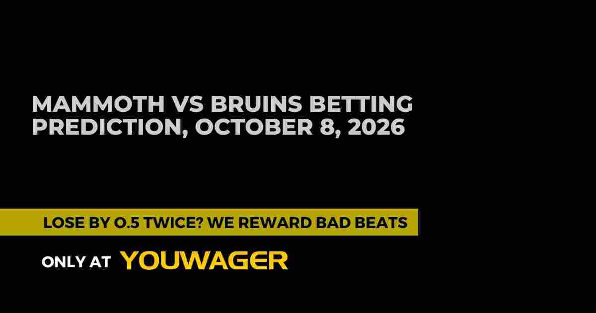Utah Mammoth vs Boston Bruins Betting Prediction, October 8, 2026