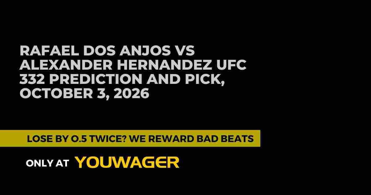 Rafael dos Anjos vs Alexander Hernandez UFC 332 Prediction and Pick, October 3, 2026