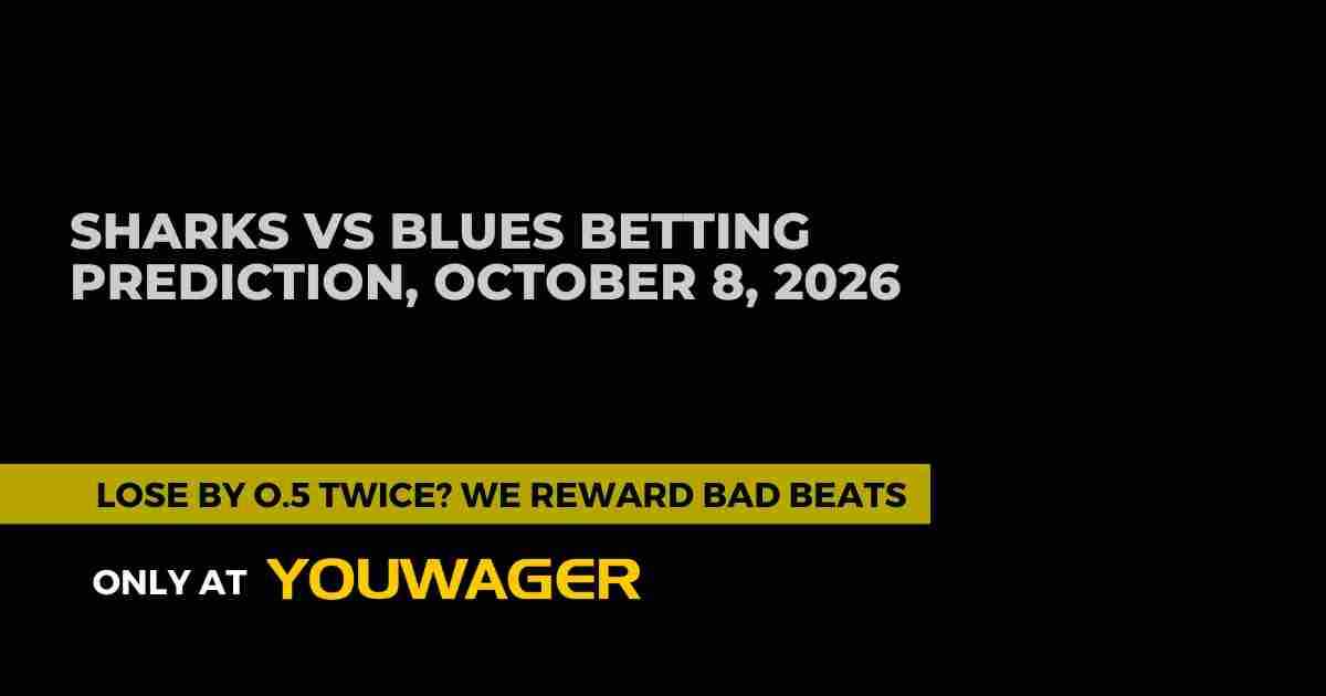San Jose Sharks vs St. Louis Blues Betting Prediction, October 8, 2026