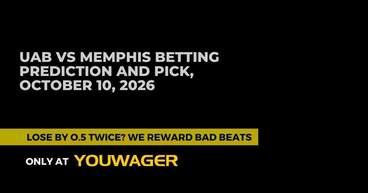 UAB vs Memphis Betting Prediction previews the October 10 game, team form, matchup analysis and betting angles and our early pick.