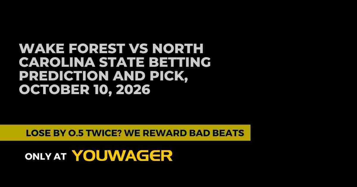 Wake Forest vs North Carolina State Betting Prediction and Pick, October 10, 2026