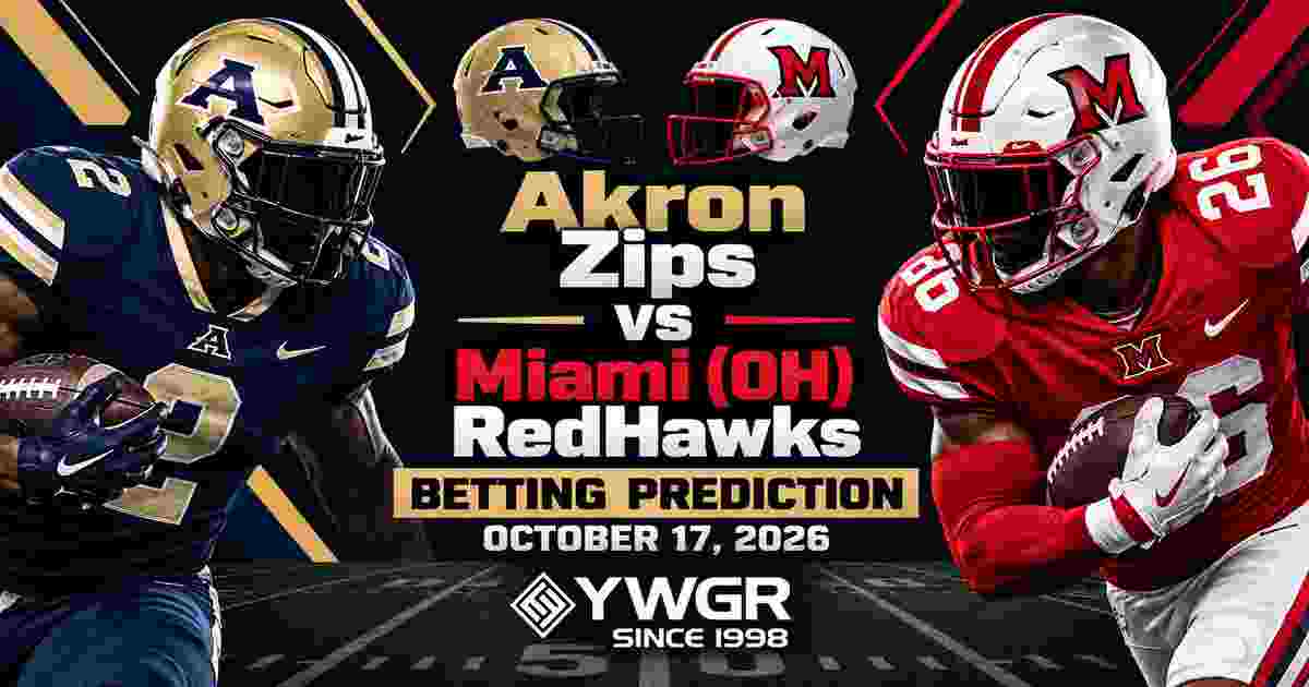Akron Zips vs Miami (OH) RedHawks Betting Prediction, October 17, 2026