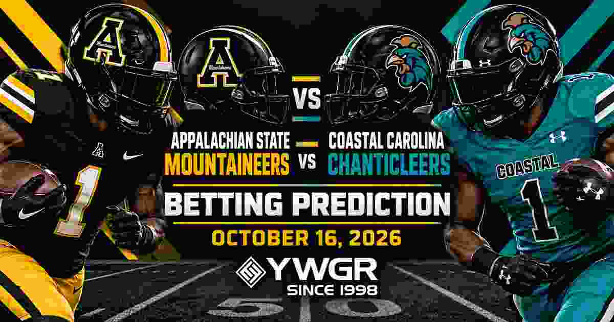 Appalachian State Mountaineers vs Coastal Carolina Chanticleers Betting Prediction, October 16, 2026