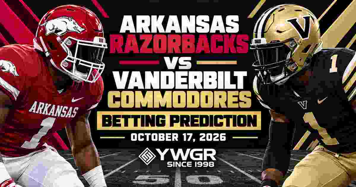 Arkansas Razorbacks vs Vanderbilt Commodores Betting Prediction, October 17, 2026