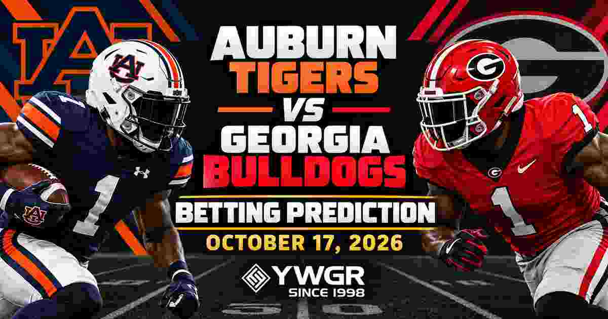 Auburn Tigers vs Georgia Bulldogs Betting Prediction, October 17, 2026