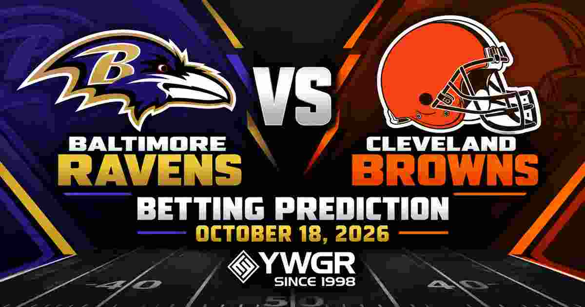 Baltimore Ravens vs Cleveland Browns Betting Prediction, Week 6, October 18, 2026