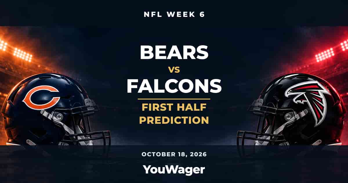 Chicago Bears vs Atlanta Falcons First Half Prediction, Week 6, October 18, 2026