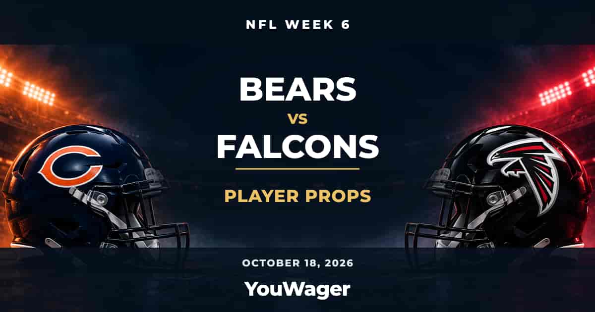 Chicago Bears vs Atlanta Falcons Player Props, Week 6, October 18, 2026