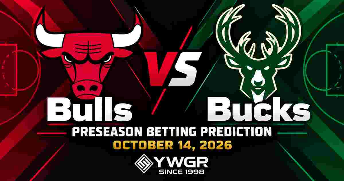Bulls vs Bucks Preseason Betting Prediction, October 14, 2026