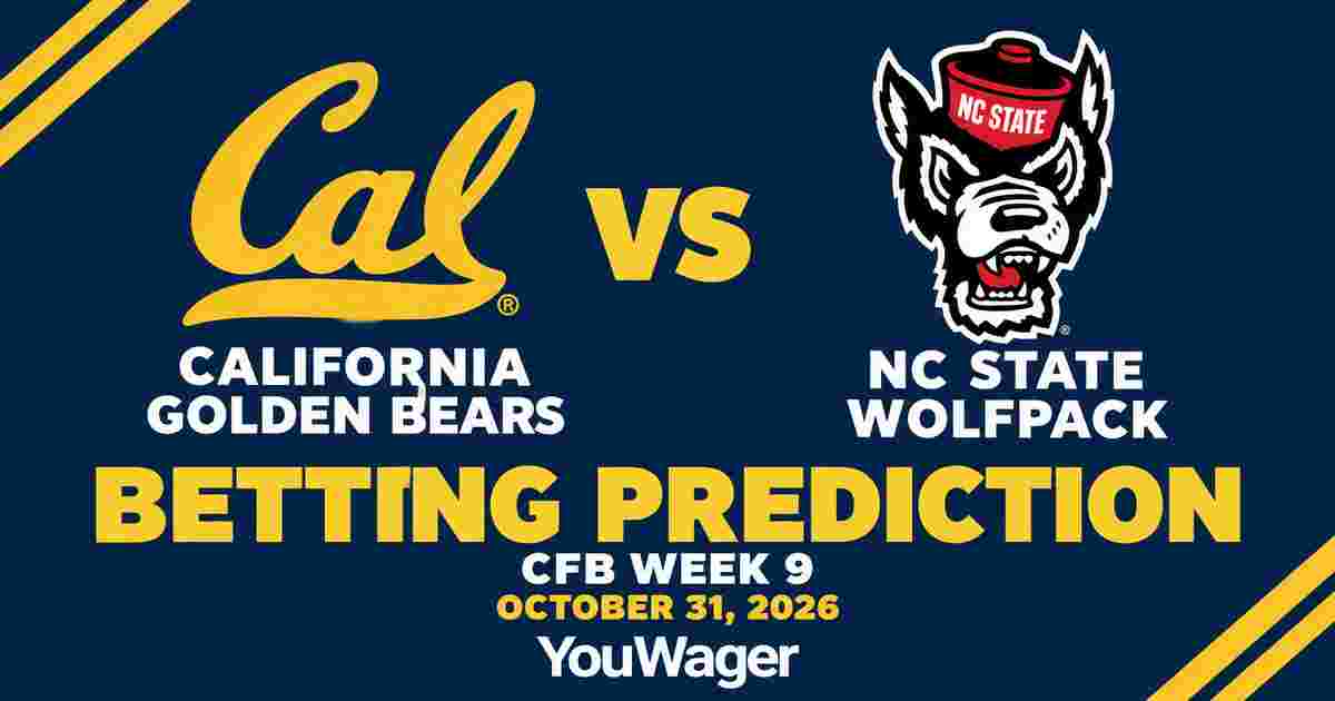 California Golden Bears vs NC State Wolfpack Betting Prediction, CFB Week 9 Predictions, October 31, 2026: Who wins?