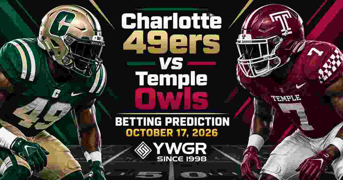 Charlotte 49ers vs Temple Owls Betting Prediction, October 17, 2026