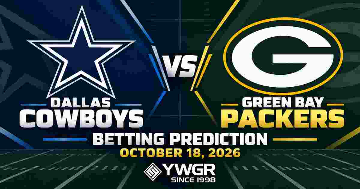 Dallas Cowboys vs Green Bay Packers Betting Prediction, Week 6, October 18, 2026