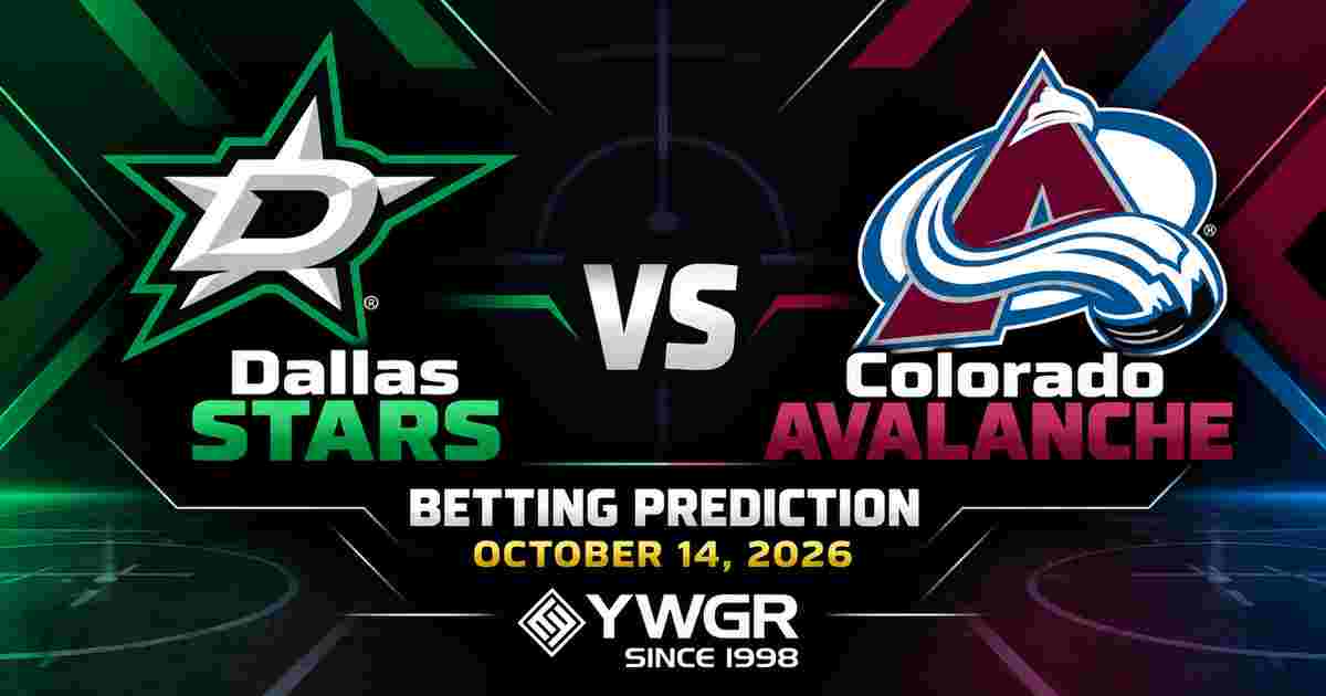 Dallas Stars vs Colorado Avalanche Betting Prediction, October 14, 2026