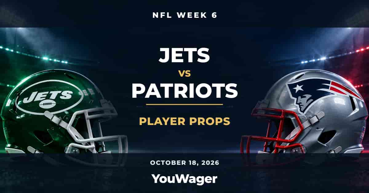 New York Jets vs New England Patriots Player Props, Week 6, October 18, 2026