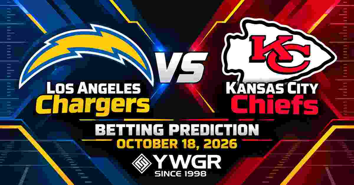 Los Angeles Chargers vs Kansas City Chiefs Betting Prediction, Week 6, October 18, 2026