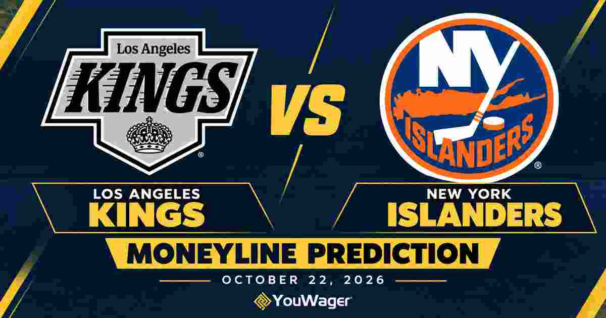 Los Angeles Kings vs New York Islanders Moneyline Prediction, October 22, 2026