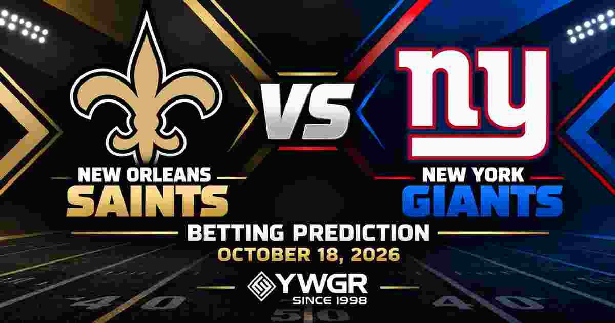 New Orleans Saints vs New York Giants Betting Prediction, Week 6, October 18, 2026