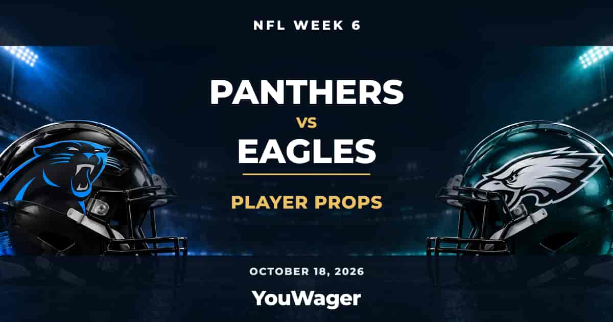 Carolina Panthers vs Philadelphia Eagles Player Props, Week 6, October 18, 2026