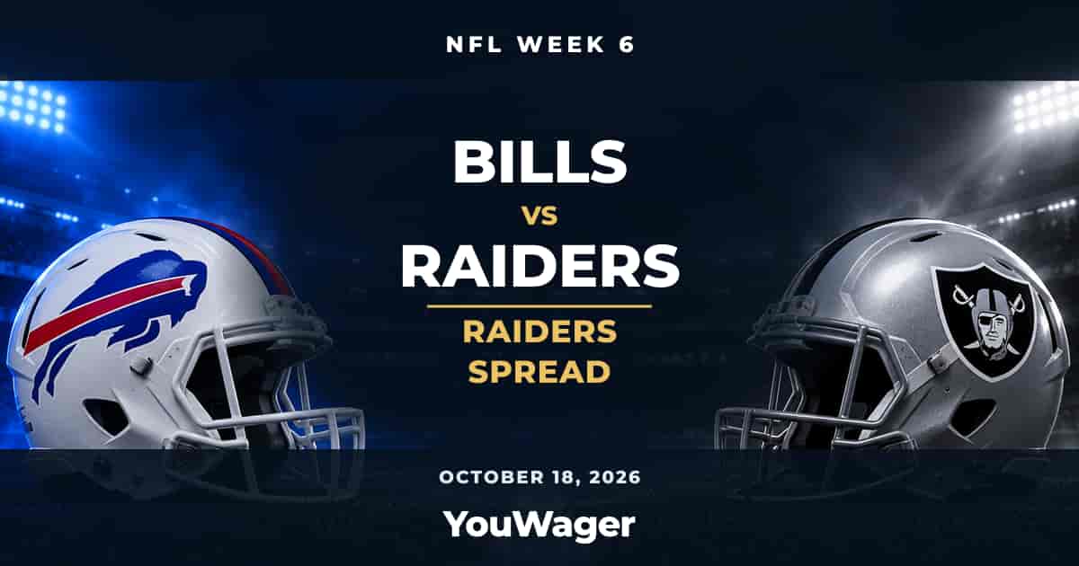 Las Vegas Raiders Spread Week 6 vs Buffalo Bills, October 18, 2026